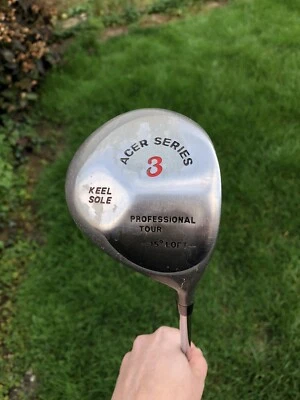 Acer Series Professional Tour 3 Wood Keel Sole Steel Shaft Regular Flex Right H - Image 1 of 4