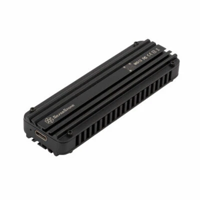 Silverstone MS12 (20Gbps) SuperSpeed USB3.2 Type-C NVMe M.2 SSD  Enclosure - Image 1 of 4
