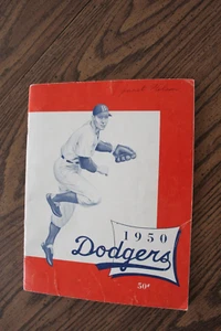 1950 Brooklyn Dodgers Yearbook Jackie Robinson MVP & More - Picture 1 of 20
