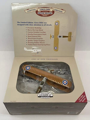Gearbox Scale 1/47 AIRCO DH4 1918 British Military Diecast #04501 - Image 1 of 4