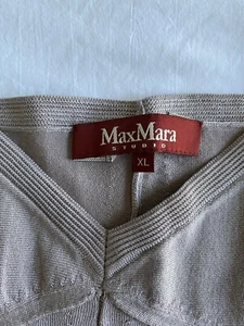 Max Mara Mauve grau Camisole Top Strick Gr. XL - Top Zustand - Bild 1 von 5