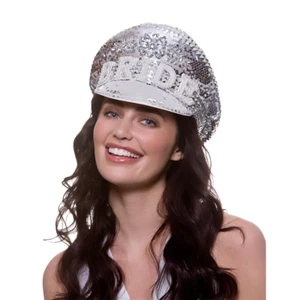 Deluxe Bride Captain Hat Ladies Hen Party Bride To Be Fancy Dress Accessory - Picture 1 of 1