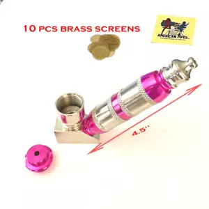 Americanpipes™ ️ 4,5" Metall große Schüssel Kammer Tabak Rauchpfeife Messingschirme - Bild 1 von 4