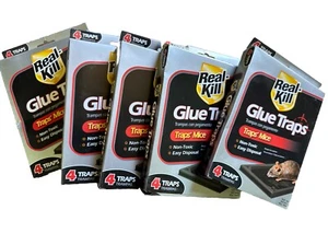 20 Mouse Traps Glue Non Toxic Super Sticky Board  traps - Picture 1 of 7