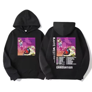 Rapper Kanye West Graduation Graphic Hoodies Men Women Hip Hop AC2523 - Picture 1 of 2