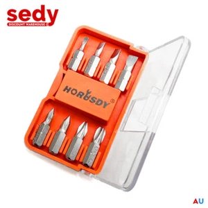 8pcs Drive Bits Set Screwdriver Bits Phillips Flat Slotted PH0 PH1 PH2 PH3 90271 - Picture 1 of 3