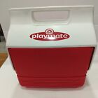 Vintage Red & White  Playmate by Igloo Cooler Ice Chest  Nice
