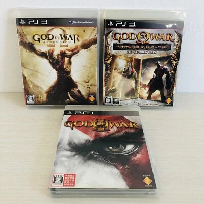 PS3 God of War 3 Collection Ascension Chains Ghost HD set of 3 Japan import - Image 1 of 4