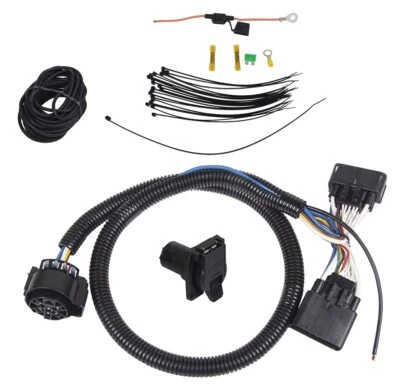7-Way Trailer Wiring Harness Kit For 19-23 Ford Ranger RV Round Connector - Image 1 of 4