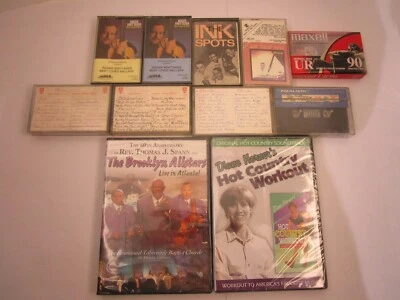 9 CASSETTE LOT Roger Whittaker  BEST OF  -INK SPOTS BEST OF +MAXELL +SEALED BC23 - Image 1 of 2