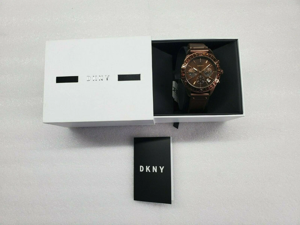 DKNY NY8654 Womens Classic Chronograph Brown Dial Watch