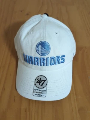 Golden State Warriors Hat Cap Womens Strap Back '47 Clean Up Basketball NBA New - Image 1 of 2