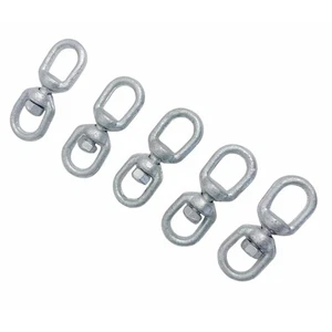 5 Pc Hot Dipped Galvanized 1/4" Eye Eye Swivel Marine Mooring 850 Lbs WLL - Picture 1 of 7