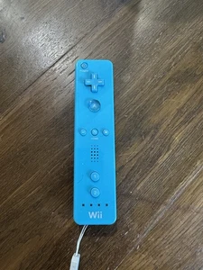 Mando a distancia oficial OEM Nintendo Wii AZUL RVL-003 con cubierta de batería - Imagen 1 de 5
