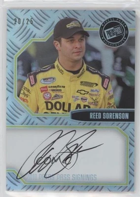 2011 Stealth Press Pass Signings Blue /25 Reed Sorenson #PPS-RS2 Auto - Image 1 of 2