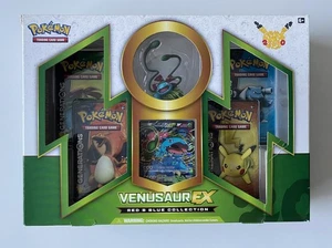Pokemon TCG Venusaur EX Red & Blue Collection Box - Picture 1 of 8