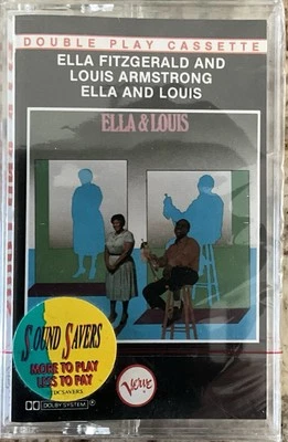 Ella And Louis - Double Play Cassette - Ella Fitzgerald And Louis Armstrong ✨New - Image 1 of 2