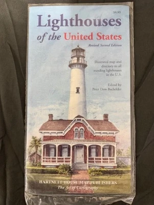 Lighthouse of the United States Illustrated Map and Directory Rev Second Edition - Image 1 of 2