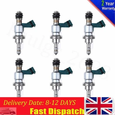 Set of 6PCS Fuel Injectors For Lexus IS250 2006-2013 GS300 2006 2.5L 23250-31020 - Image 1 of 4
