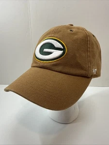 Green Bay Packers 47' Brand x Carhartt Brown Adjustable Strap back Hat NFL - Picture 1 of 6