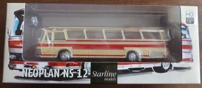 Brekina 1/87 Neoplan NS12 Bus, Starline models, beige/rot #58231, OVP - Bild 1 von 4