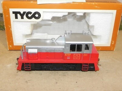 Tyco HO Custom Santa Fe Plymouth Industrial Switcher RUNS GREAT  Upgraded - Image 1 of 4