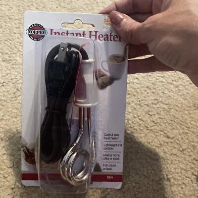 Calentador de inmersión Norpro 559 para calentar líquidos nuevo en paquete Foto 1 de 4