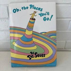 Oh, the Places You'll Go! by Dr. Seuss Hardcover/Dust Jacket VG+ - Picture 1 of 8