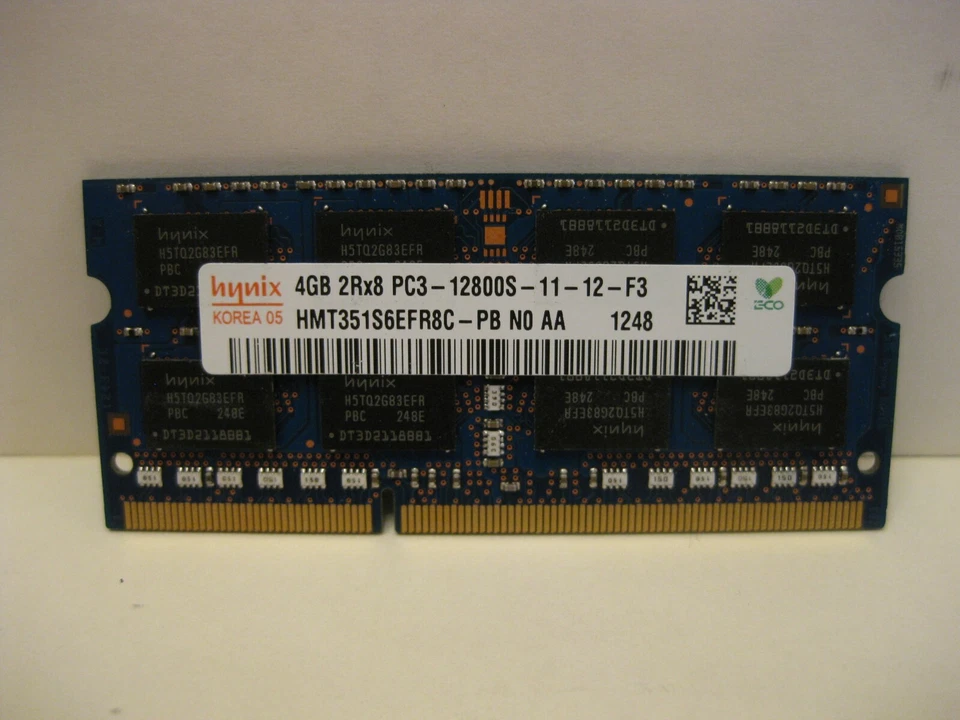 *NICE* Major Brand 4GB DDR3 2RX8 PC3 12800S 1600Mhz  Laptop Memory Ram  - Image 1 of 1
