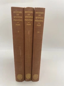 History of Spanish Painting Post 3 Volume Set 1930 Harvard Art Illustrated - Picture 1 of 6