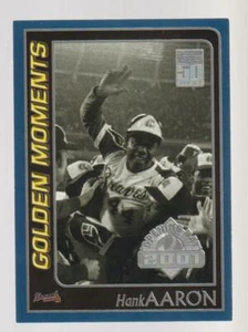 2001 Topps Opening Day Golden Moments #159 Hank Aaron card, Atlanta Braves HOF - Picture 1 of 1