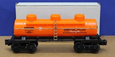 K-Line K-5431 O27 Penn Salt Wyandotte Mi Tank Car RTR NIB Orange 2003 - Image 1 of 4