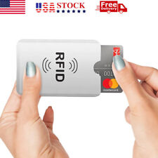 10 パック盗難防止クレジット カード プロテクター RFID ブロッキング安全スリーブ シールド