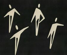 1954 Unikat Collage Adam Brüll "Tanzende" signiert 20x17cm auf 28x19,5cm