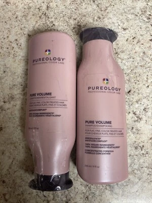 Pureology Pure Volume Shampoo and Conditioner 9oz SMALL BUSINESS 🐱‍👤🐱‍🚀🐱‍👓 - Image 1 of 3