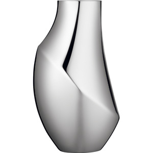 Flora by Georg Jensen Stainless Steel Vase Medium Modern - New