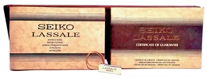 SEIKO Collection LASSALE WATCH GARANZIA BOOKLET - WARRANTY - ANNI 80 - NUOVA - Picture 1 of 10