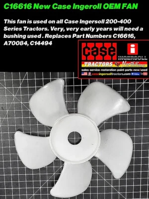 C16616 Case Ingersoll Fan New OEM Hydraulic Cooler PTO Fan - Image 1 of 4