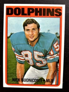 1972 Topps Set-Break # 43 Nick Buoniconti NM-MT / MT Beautiful Football Card - Picture 1 of 2