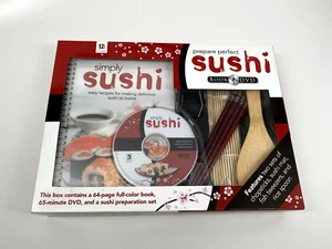 Prepare Perfect Sushi KIT 64 page Book and 65 min DVD by Hinkler Book New - Picture 1 of 4