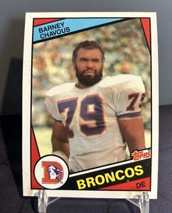 1984 Topps Football Barney Chavous Denver Broncos #62 - Picture 1 of 2