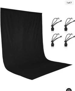 EMART 1.8 x 2.8m/ 6 x 9 ft Photography Backdrop Background with 4 Backdrop clips - Picture 1 of 4