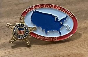 US Secret Service Intelligence Division Campaign 1996 Mini-Badge Pin - Picture 1 of 1