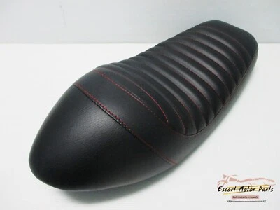 Fit YAMAHA SR500 SR400 SEAT COMPLETE BLACK & RED  STICH    [ES] - Imagem 1 de 4