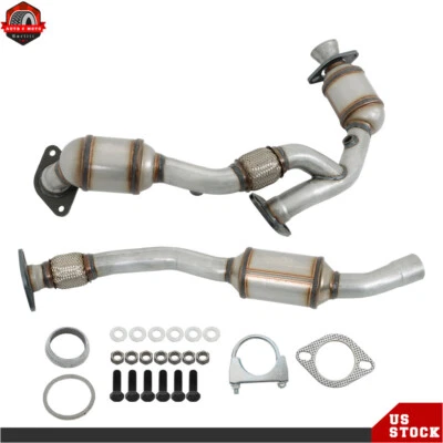 Front ＆ Rear Catalytic Converter For 2000-2007 Ford Taurus Mercury Sable 3.0L V6 - Image 1 of 4