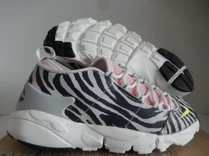 MENS NIKE AIR FOOTSCAPE NXM WHITE "OLIVIA KIM NO COVER ZEBRA" SZ 10 [CK3321-100] - Picture 1 of 5