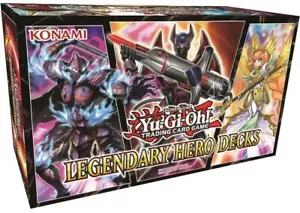 Yu-Gi-Oh! New Sealed Legendary Hero Decks Collector’s Box Set (Yugioh) - Picture 1 of 2