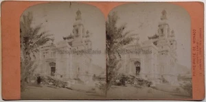 Monaco Monte-Carlo Le Casino -seite Der Gärten Foto Stereo Vintage Albumin - Bild 1 von 1