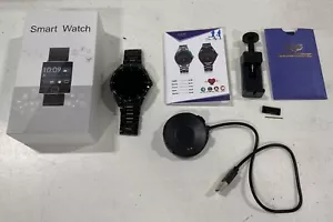 LIGE -Touch Screen Smart Watch Steel Luxury Bluetooth Smart Watch Men Waterproof - Picture 1 of 3