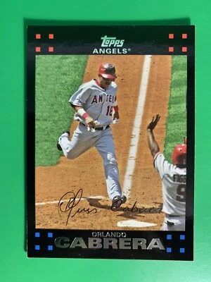 2007 Topps Orlando Cabrera #546 Los Angeles Angels - Image 1 of 2